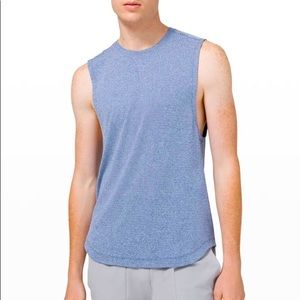 lululemon Drysense Mesh Sleeveless Tank Blue Large